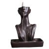 Lady Statue Ceramic Reverse Smoke Incense Burner
