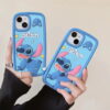 Cute Stitch Silicone Phone Cover for Apple iPhone Models