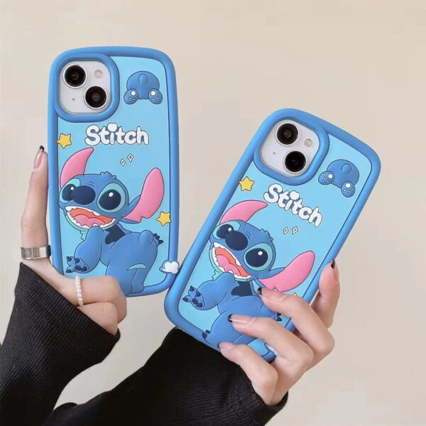 Cute Stitch Silicone Phone Cover for Apple iPhone Models