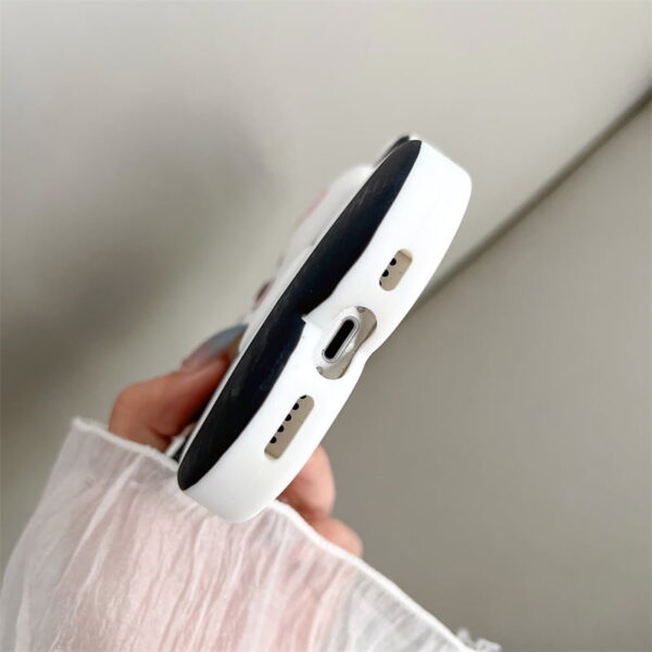 3D Cute Panda Silicone Phone Cover for Apple iPhone Model
