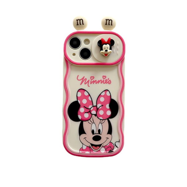 Cute Mickey Mouse Minnie 3D Silicone Phone Shell for Apple iPhone Models