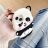 3D Cute Panda Silicone Phone Cover for Apple iPhone Model