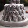 Halloween Skull Mountain Ceramic Back Flow Waterfall Incense Burner