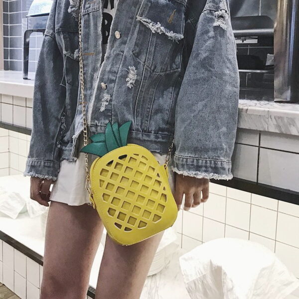 Hollow Pineapple PU Leather Bag Crossbody Bag Shoulder Bag ​