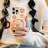 Cute 3D Bear Stand TPU Phone Case for Apple iPhone Models Cute 3D Bear Stand TPU Phone Case for Apple iPhone Models