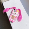 Pink Braid Girl Silicone Phone Shell for Apple iPhone Models