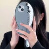 Cute Gray Seal Silicone Phone Case for Apple iPhone Model