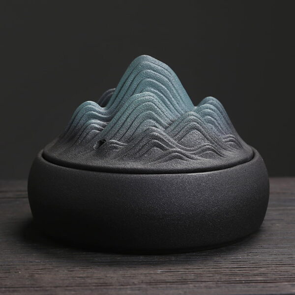 Ceramic Mountain Hill Coil Incense Holder