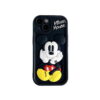 Cartoon 3D Black Mickey Mouse Silicone Phone Shell for Apple iPhone Models