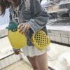 Hollow Pineapple PU Leather Bag Crossbody Bag Shoulder Bag ​