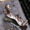 Chinese Dragon Hill Scroll Ceramic Stick Backflow Incense Holder Chinese Dragon Hill Scroll Ceramic Stick Backflow Incense Holder
