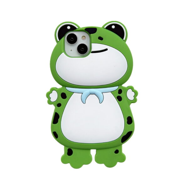 Green Frog Silicone Phone Case for Apple iPhone Models