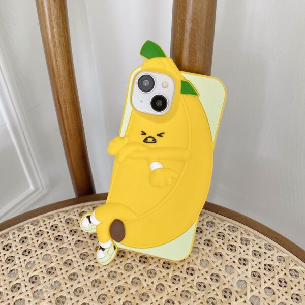 3D Banana Silicone Phone Shell for Apple iPhone Case
