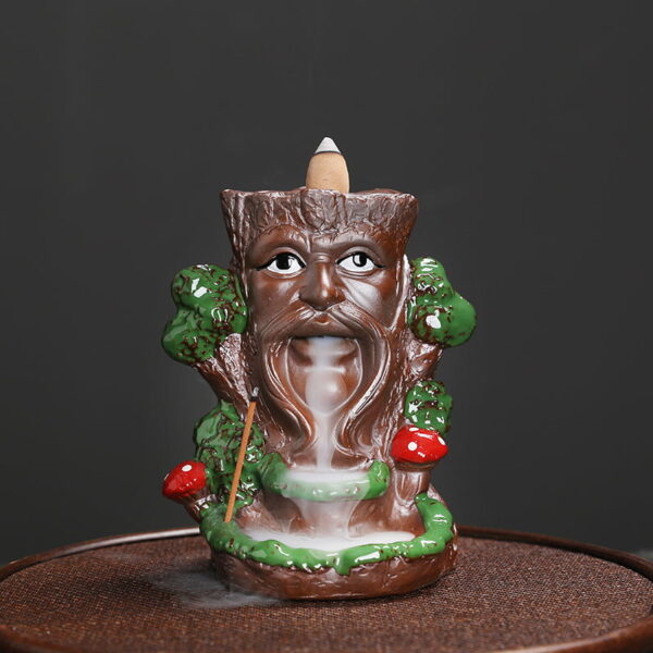Christmas Tree Monster Ceramic Backflow Incense Waterfall Christmas Tree Monster Ceramic Backflow Incense Waterfall