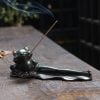 Green Frog Ceramic Incense Stick Holder
