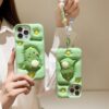 O1CN01P63QsV2GYsYK0Xa9A_!!2171299028-0-cib 3D Green Dinosaur Silicone Phone Shell for Apple iPhone Model