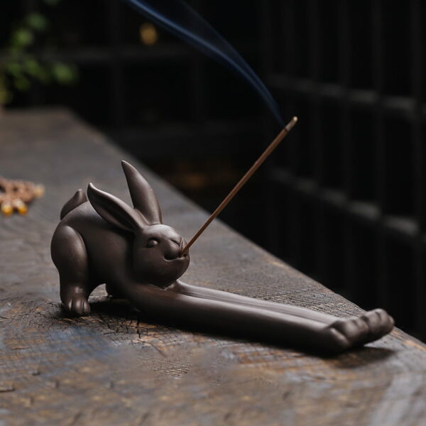 Frog Cat Rabbit Ceramic Incense Stick Holder