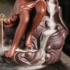 Beauty Lady Ceramic Incense Holder Backflow Incense Burner - Image 3