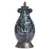 Lotus Vase Blue Ceramic Incense Waterfall Fountain Backflow Burner - Image 5