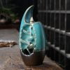 Crab Clip Blue Ceramic Incense Waterfall Burner - Image 2