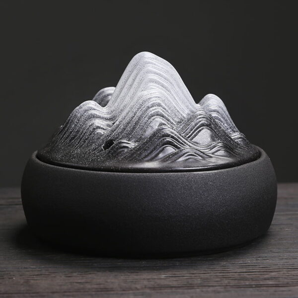 Ceramic Mountain Hill Coil Incense Holder