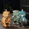 Cute Owl Ceramic Unique Backflow Incense Burner