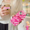 Barbie Love Bow Silicone Phone Case With Stand for Apple iPhone Model Barbie Love Bow Silicone Phone Case With Stand for Apple iPhone Model