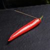 Pepper With Pepper Seeds Ceramic Incense Stick Holder - Image 2