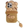 3D Cartoon Taiyaki Silicone Cell Phone Case for Apple iPhone Model