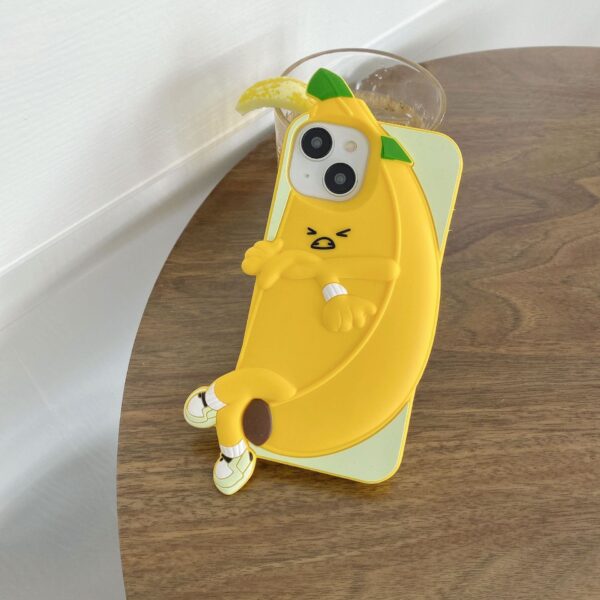 3D Banana Silicone Phone Shell for Apple iPhone Model