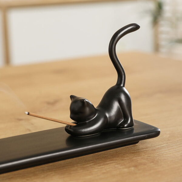 Cute Cat Bunny Ceramic Incense Stick Holder