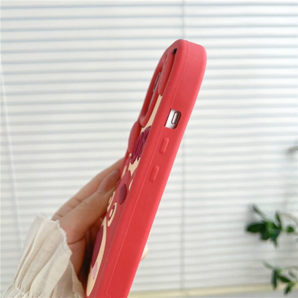 O1CN01XSKai721zhRoLyxGb_!!3820417056-0-cib Cute Strawberry Bear Silicone Phone Shell for Apple iPhone Models