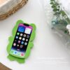 Green Frog Silicone Phone Case for Apple iPhone Models