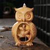 Cute Owl Ceramic Unique Backflow Incense Burner