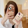 Cute Bear Stand Silicone Phone Shell for Apple iPhone Models Cute Bear Stand Silicone Phone Shell for Apple iPhone Models
