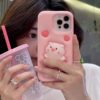 Pink Pig Silicone Phone Cover for Apple iPhone Models