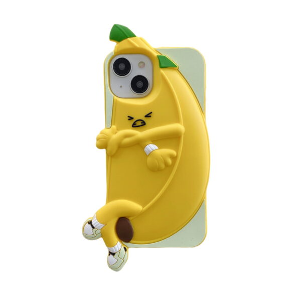 3D Banana Silicone Phone Shell for Apple iPhone Model