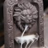 Ancient Roman Lion Ceramic Hand-made Incense Fountain Burner - Image 2