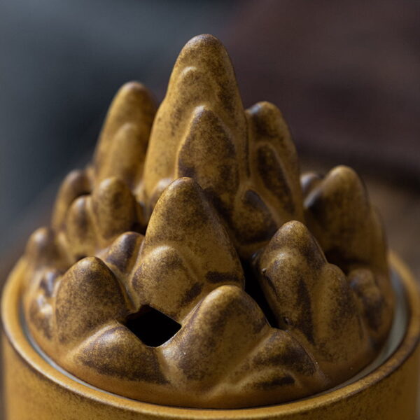 Mountain Hill Ceramic Coil Incense Holder Burner
