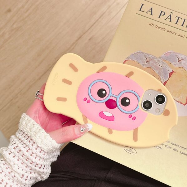 Taiyaki Beaver Silicone Phone Case for Apple iPhone Model