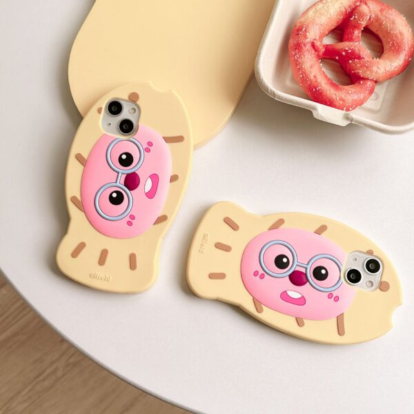Taiyaki Beaver Silicone Phone Case for Apple iPhone Model