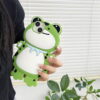 Green Frog Silicone Phone Case for Apple iPhone Models