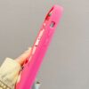 Pink 3D Sweet Strawberry Bear Silicone Phone Case for Apple iPhone Model