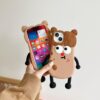 3D Potato Girl Silicone Phone Cover for Apple iPhone Model