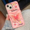 3D Butterfly Folding Stand Silicone Phone Case for Apple iPhone Models 3D Butterfly Folding Stand Silicone Phone Case for Apple iPhone Models