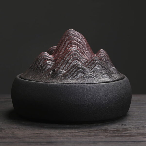Ceramic Mountain Hill Coil Incense Holder