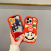Red Super Mario Silicone Phone Case for Apple iPhone Models