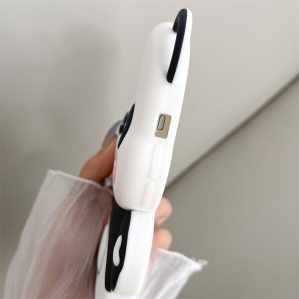 3D Cute Panda Silicone Phone Cover for Apple iPhone Model