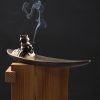 Frog Fishing Boat Ceramic Incense Stick Holder - Image 3