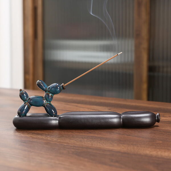 Balloon Dog Ceramic Incense Stick Holder